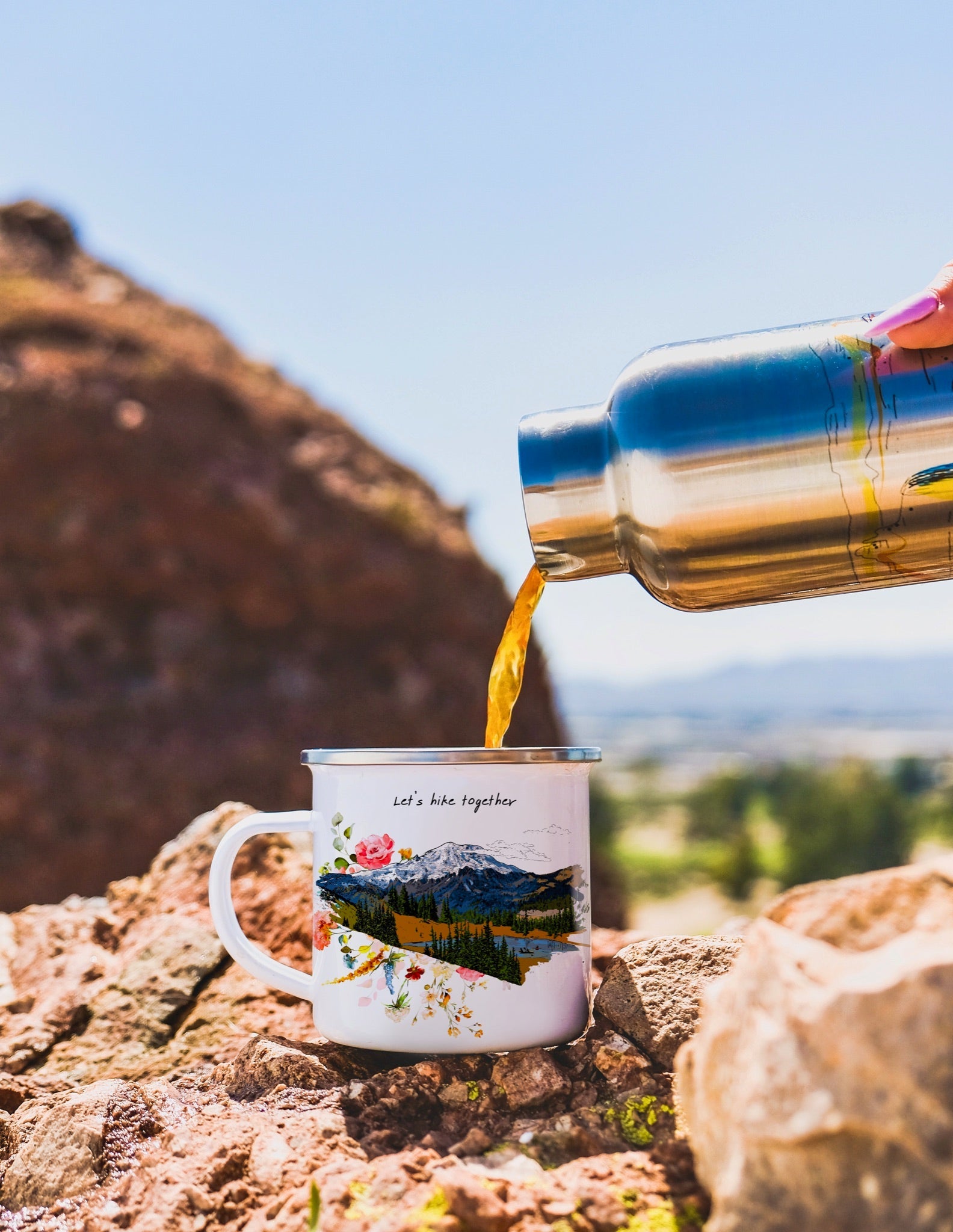 Let s Hike Coffee Mug Couloir ART