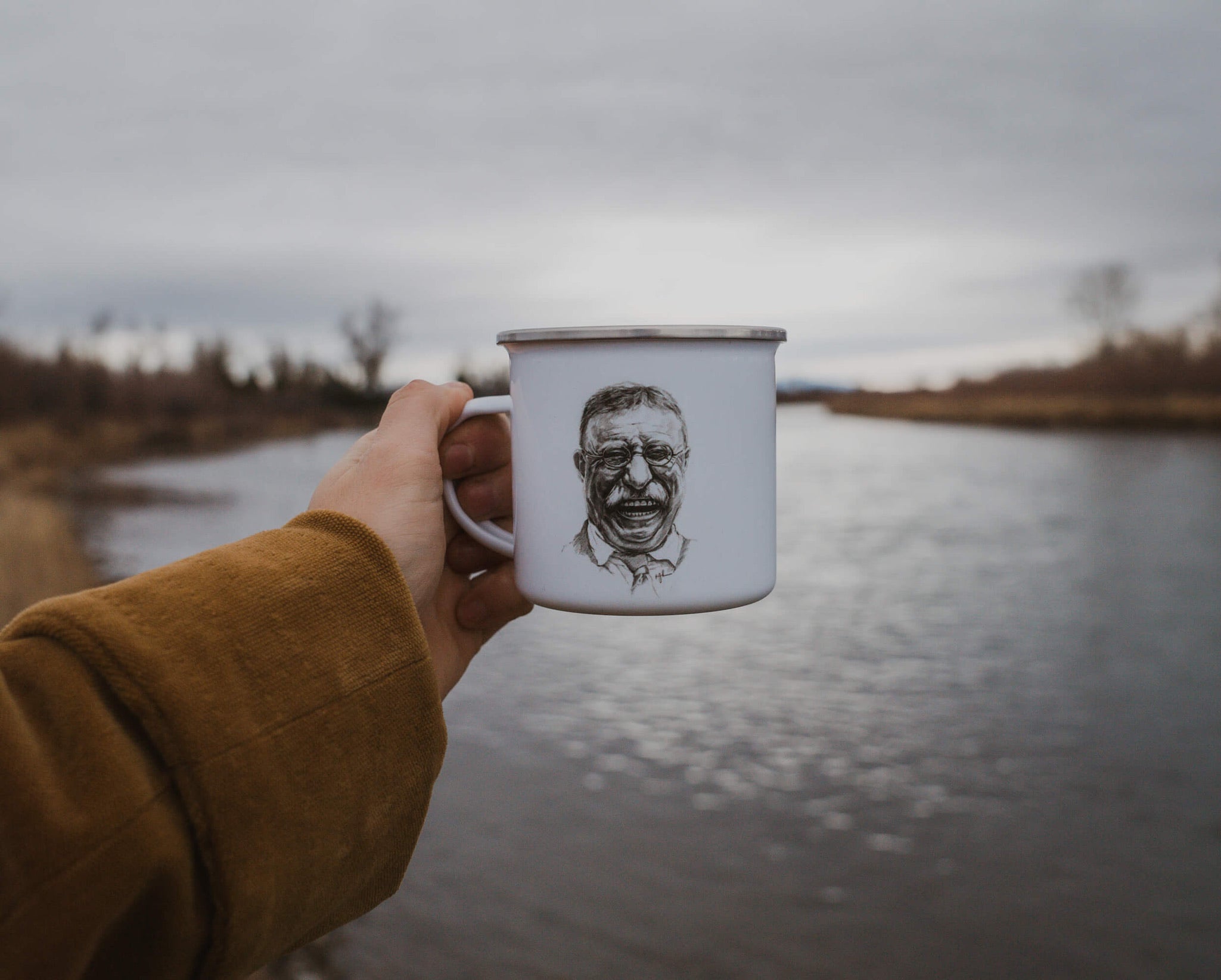 Custom Coffee Camp Mug – Couloir[ART.]